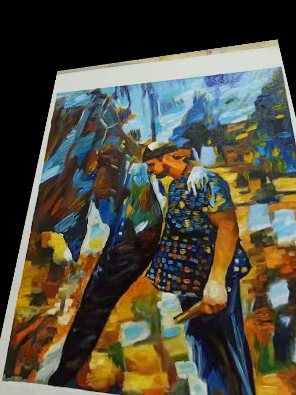 Artist-Rendered Painting