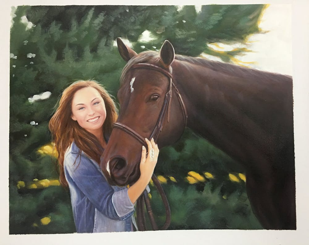 Artist-Rendered Painting