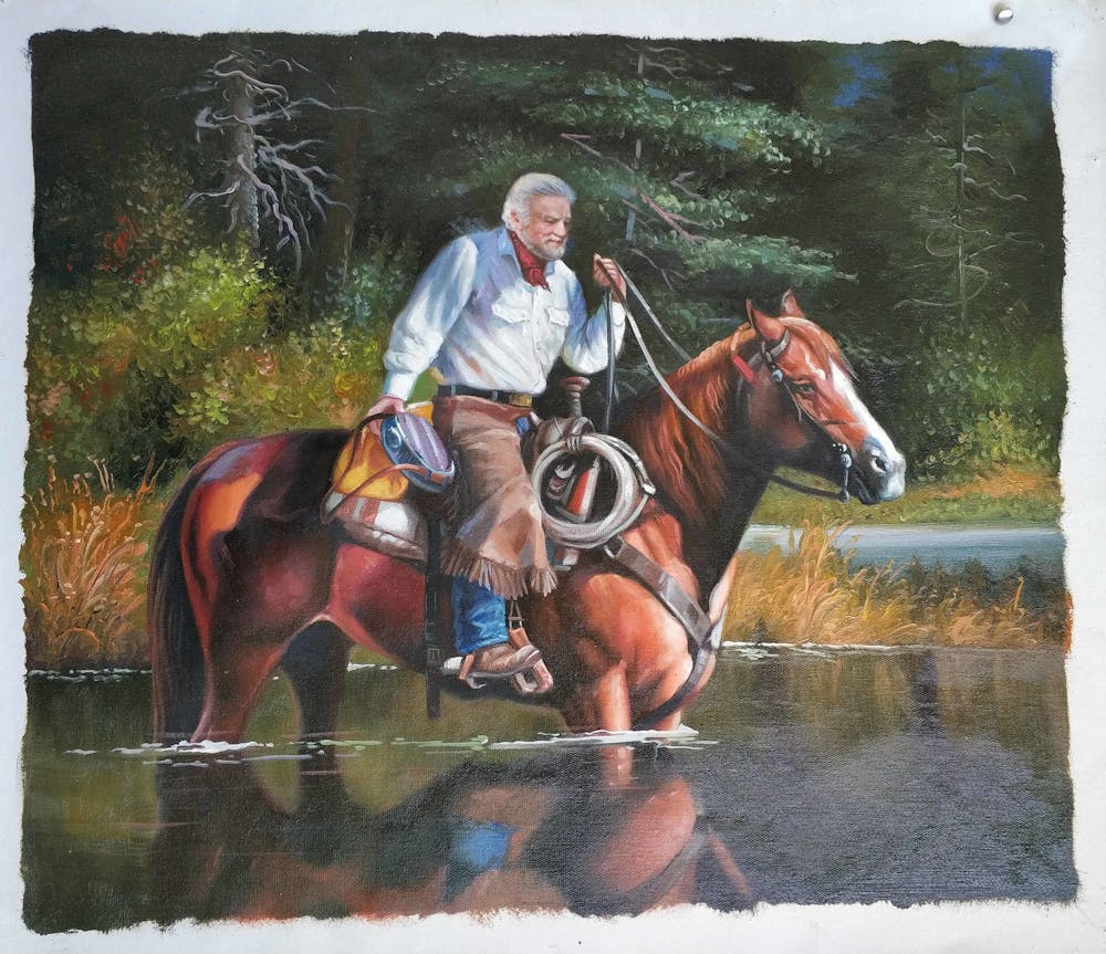 Artist-Rendered Painting