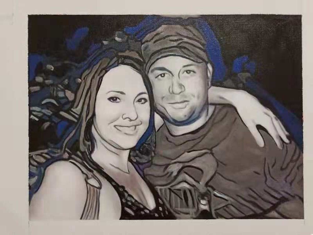 Artist-Rendered Painting