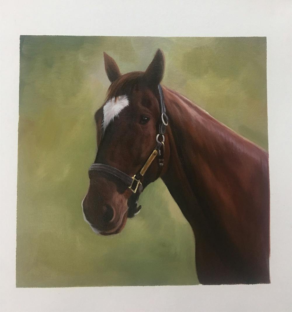 Artist-Rendered Painting