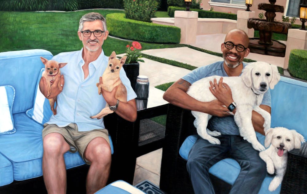 Artist-Rendered Painting