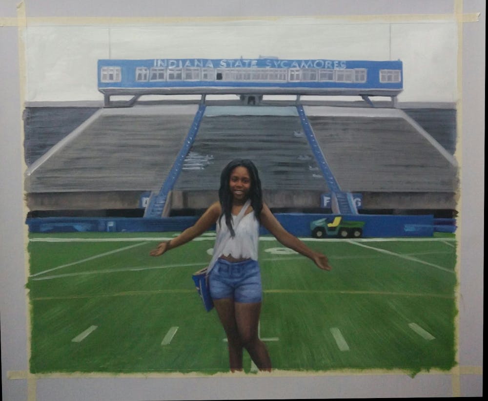 Artist-Rendered Painting