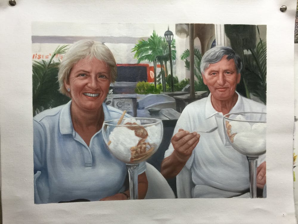 Artist-Rendered Painting