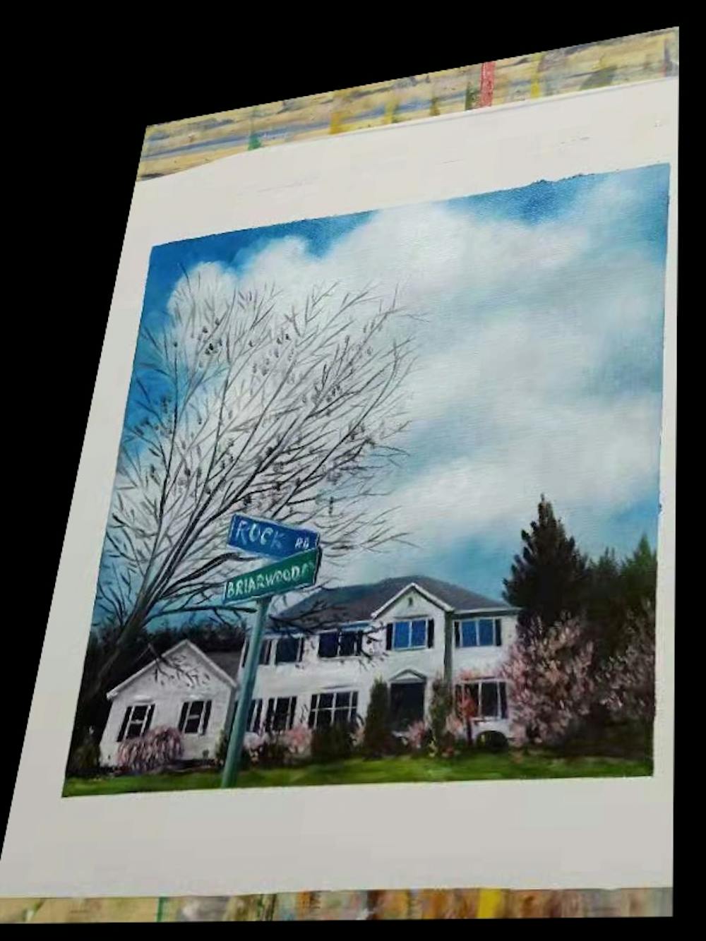 Artist-Rendered Painting