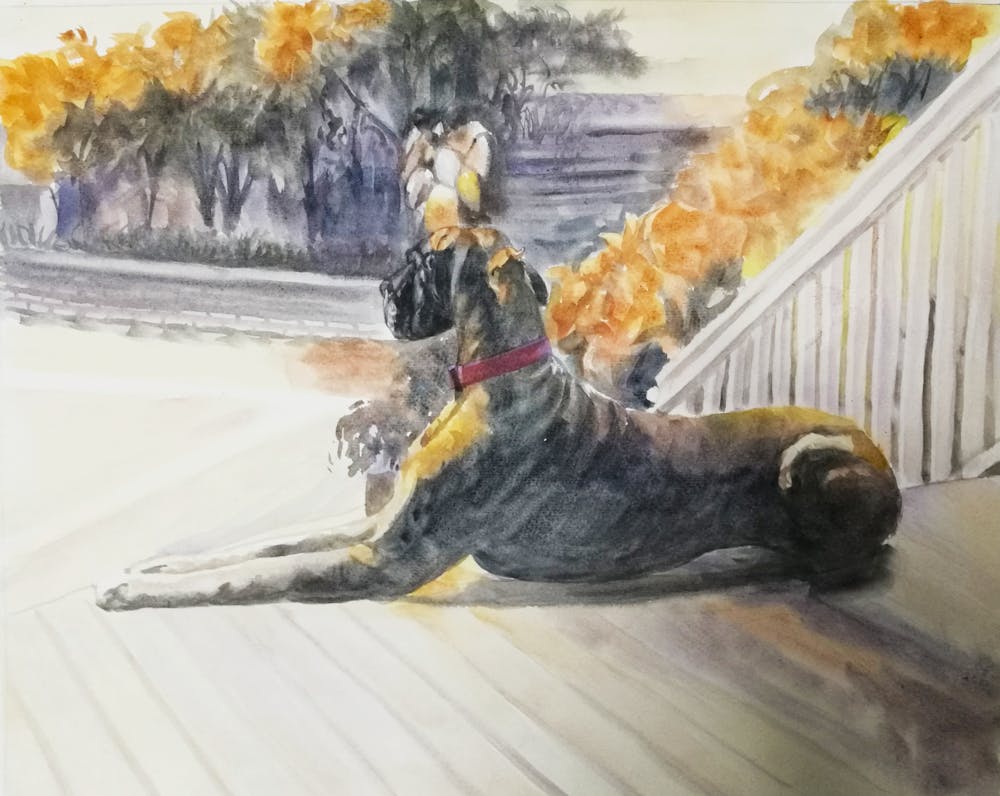 Artist-Rendered Painting