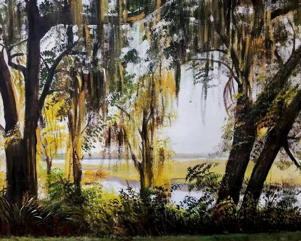 Artist-Rendered Painting