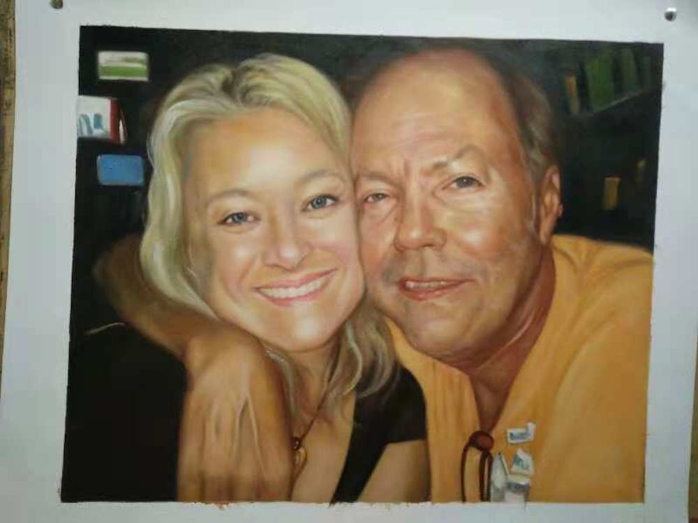 Artist-Rendered Painting