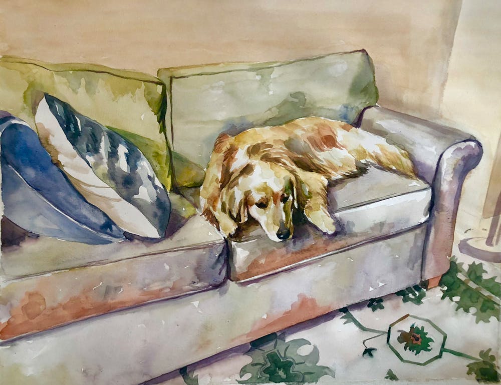 Artist-Rendered Painting