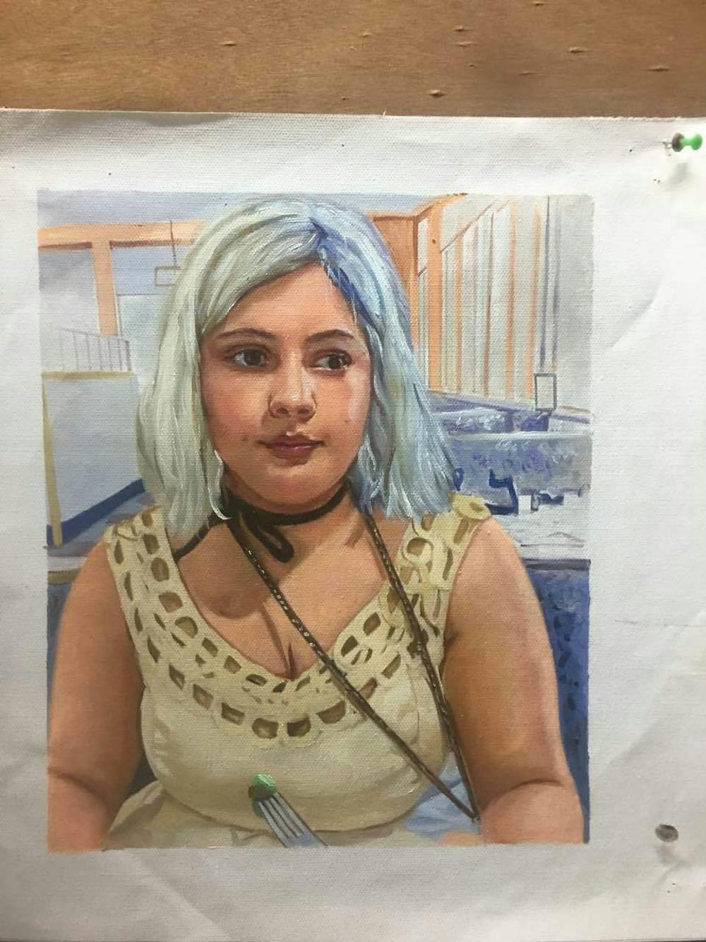 Artist-Rendered Painting