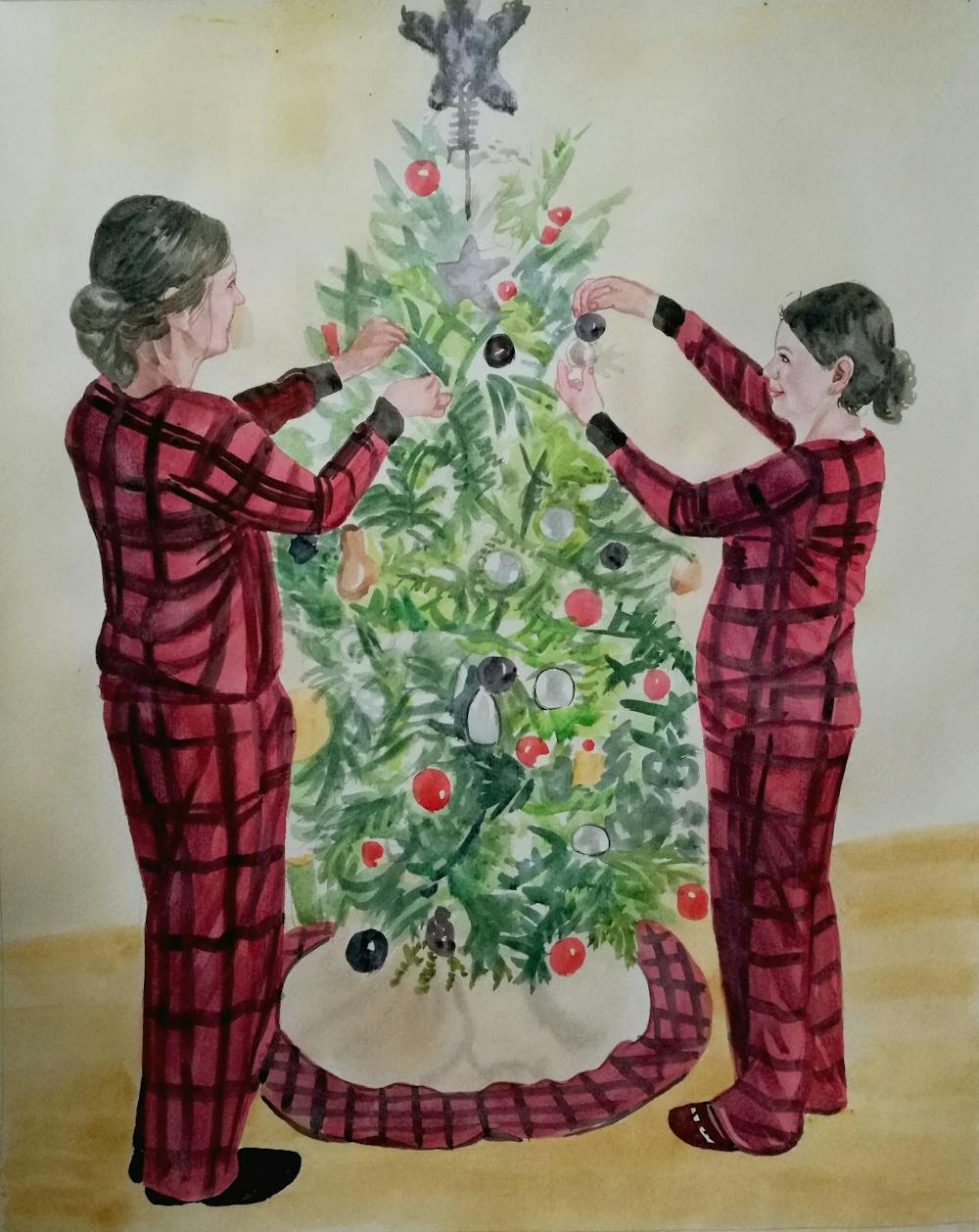 Artist-Rendered Painting