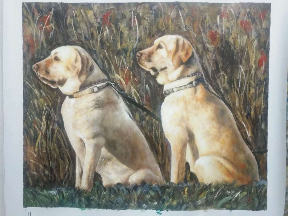 Artist-Rendered Painting