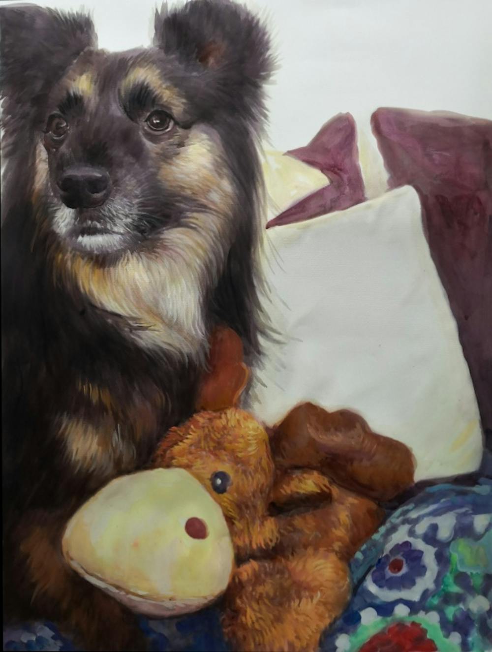 Artist-Rendered Painting