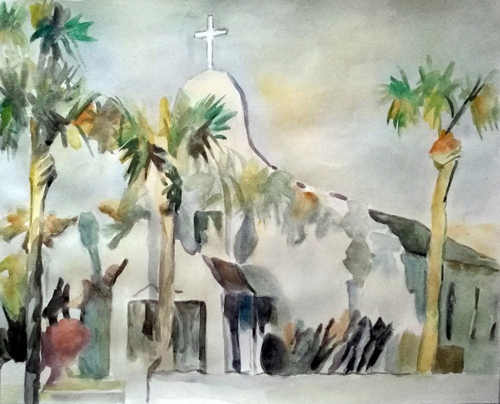 Artist-Rendered Painting