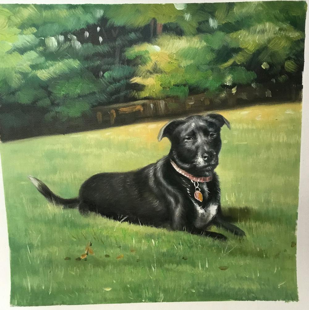 Artist-Rendered Painting