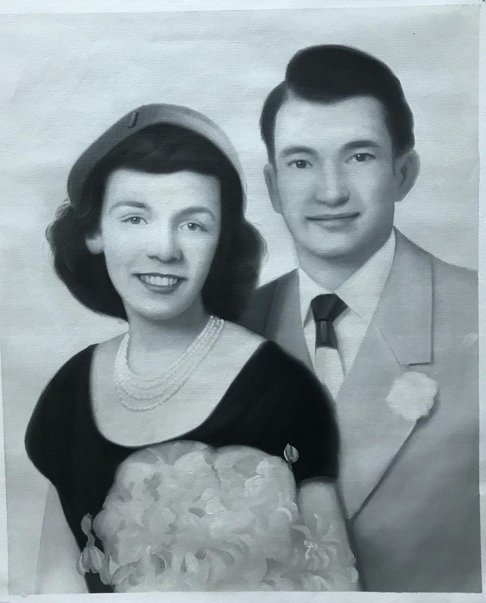 Artist-Rendered Painting