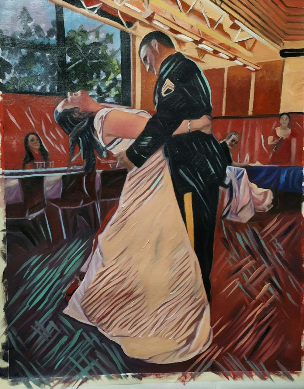 Artist-Rendered Painting