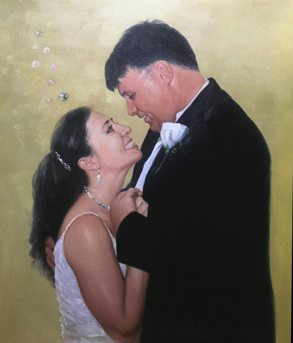 Artist-Rendered Painting