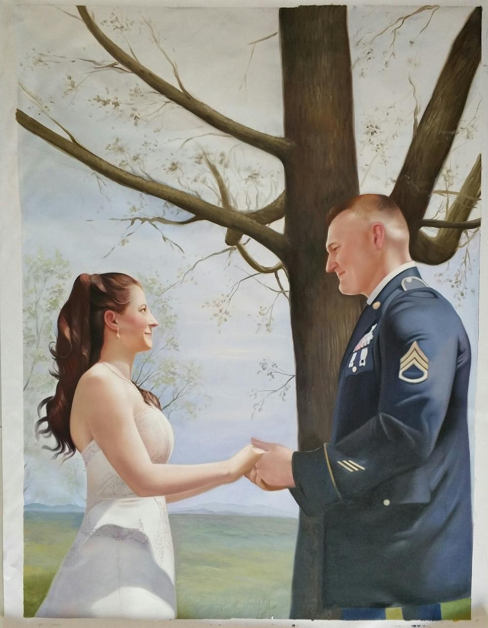 Artist-Rendered Painting