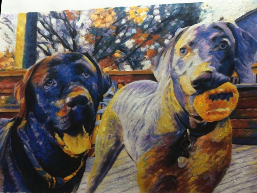 Artist-Rendered Painting