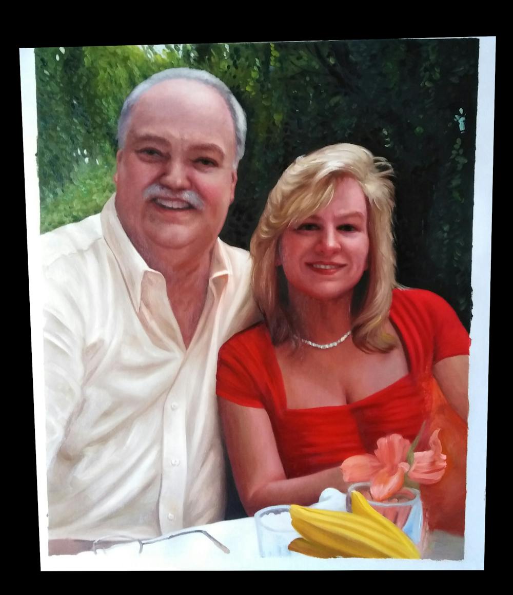 Artist-Rendered Painting