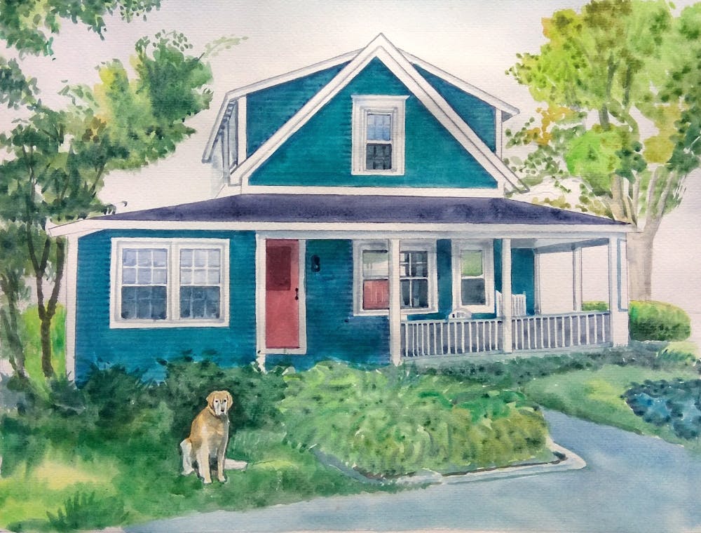 Artist-Rendered Painting