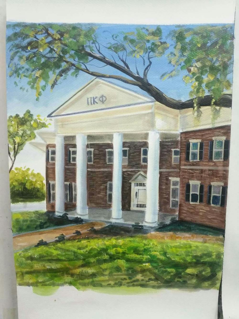 Artist-Rendered Painting