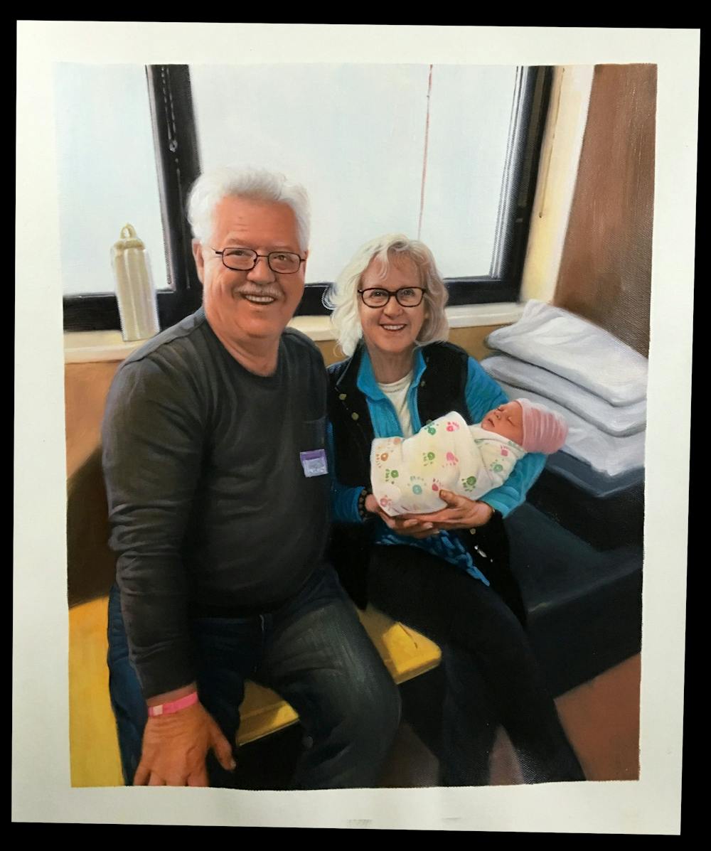 Artist-Rendered Painting