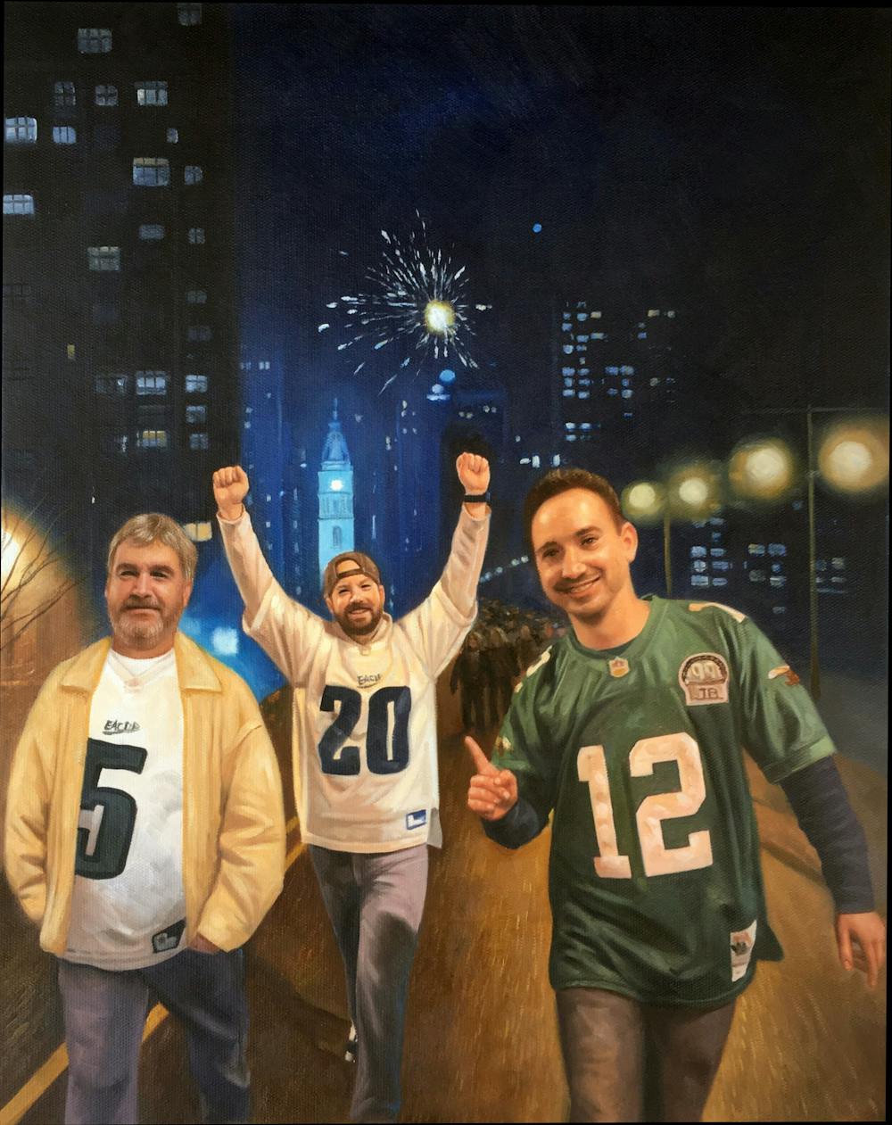 Artist-Rendered Painting