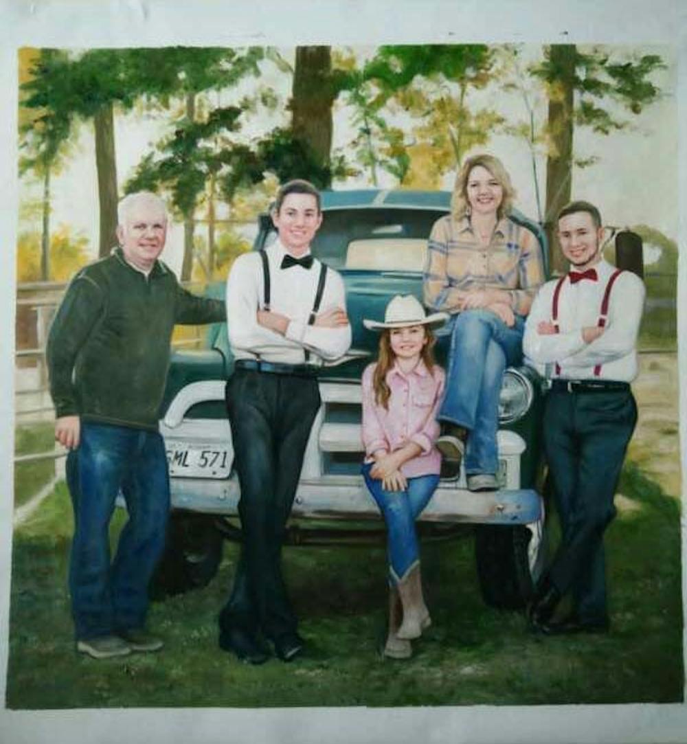 Artist-Rendered Painting