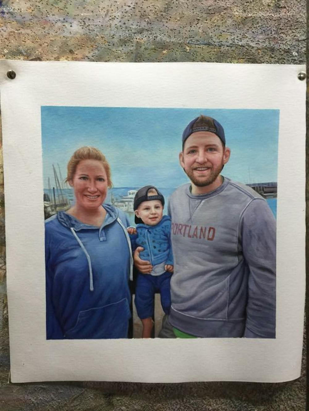 Artist-Rendered Painting