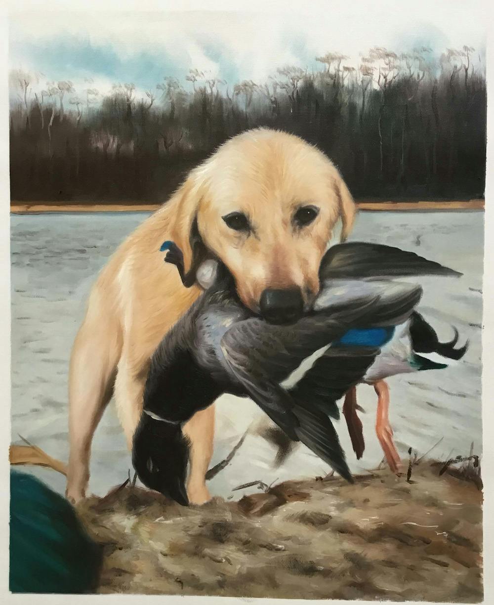 Artist-Rendered Painting