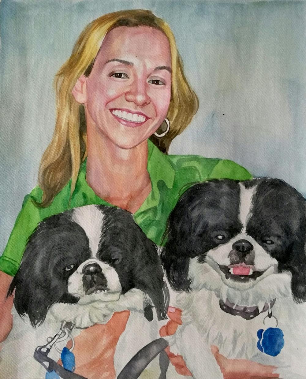 Artist-Rendered Painting