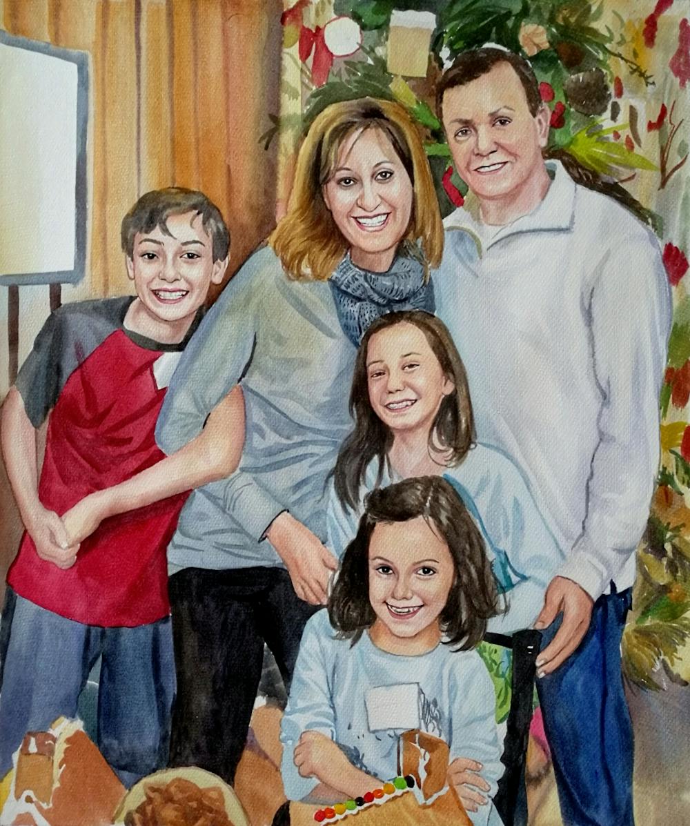 Artist-Rendered Painting