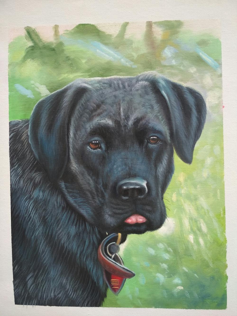 Artist-Rendered Painting