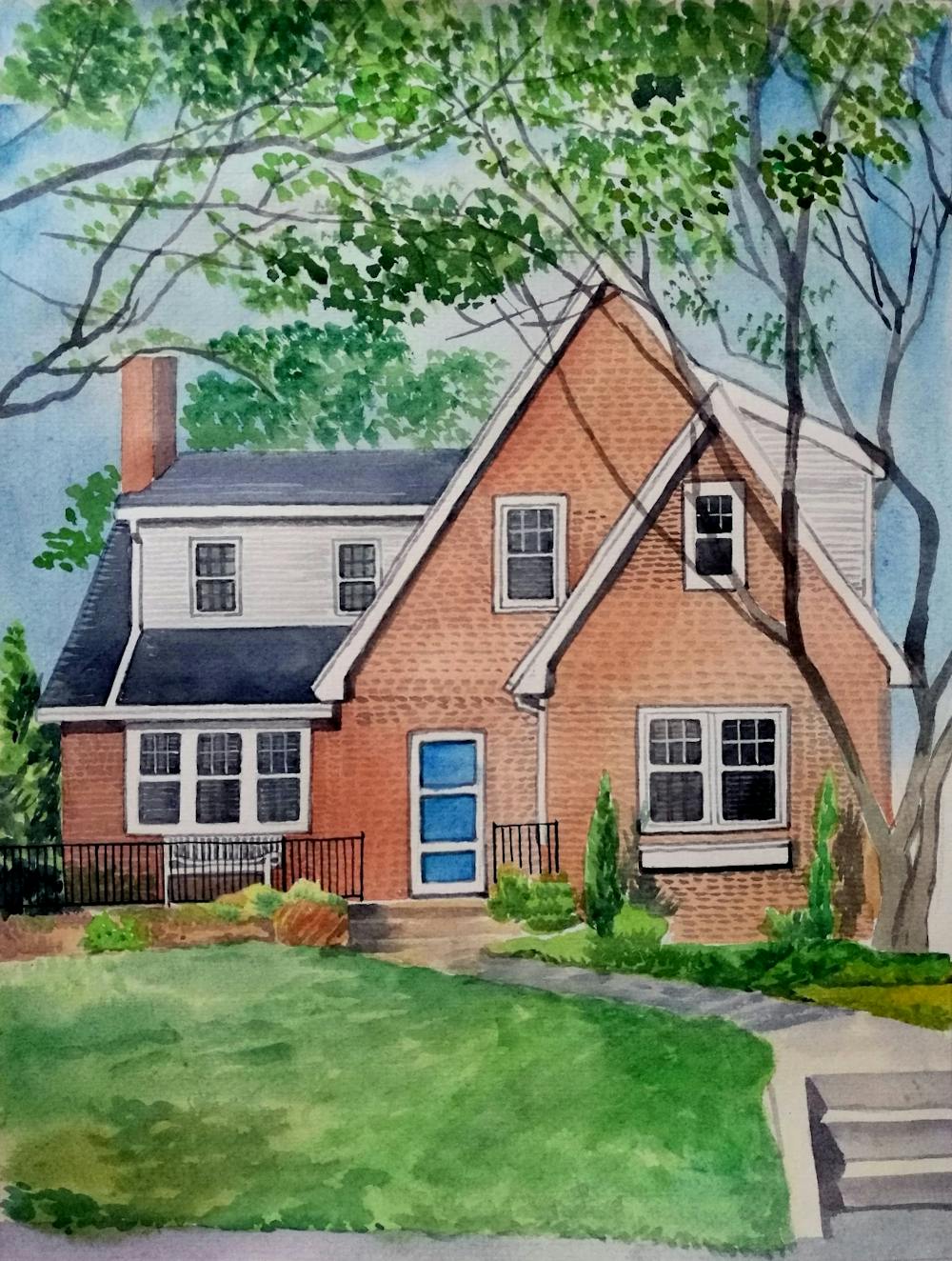 Artist-Rendered Painting