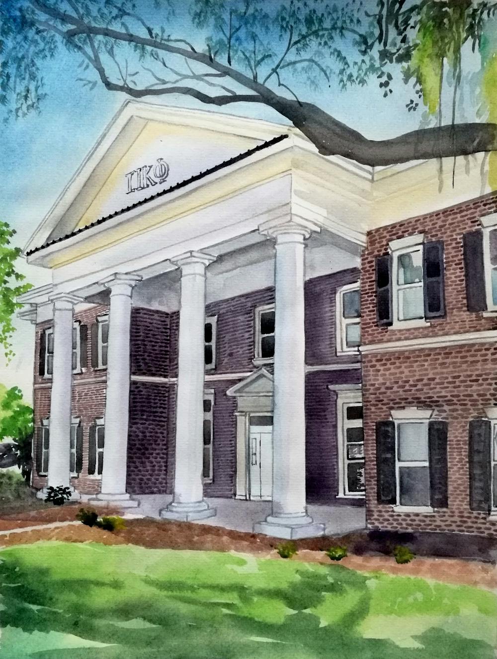 Artist-Rendered Painting