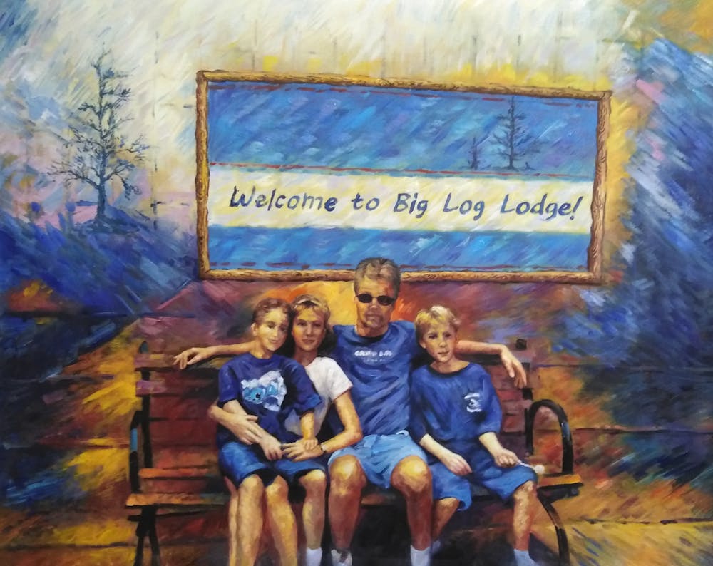 Artist-Rendered Painting