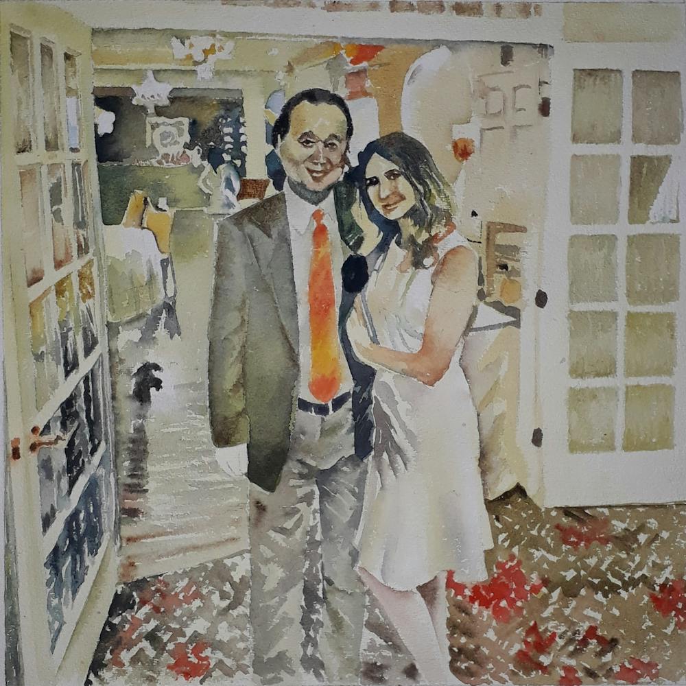 Artist-Rendered Painting