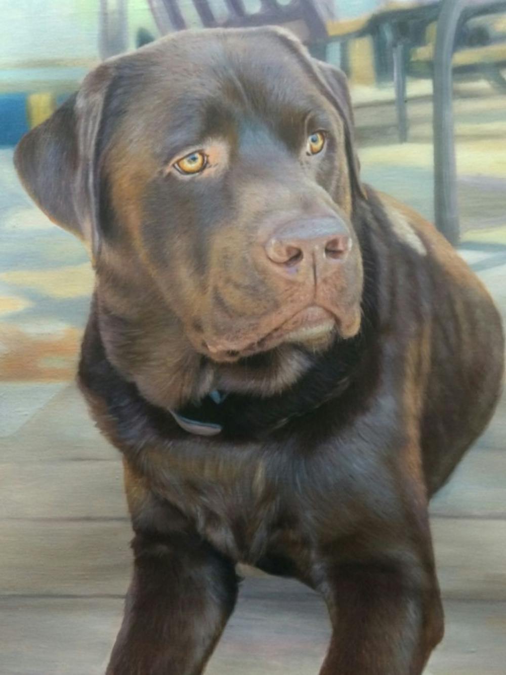 Artist-Rendered Painting