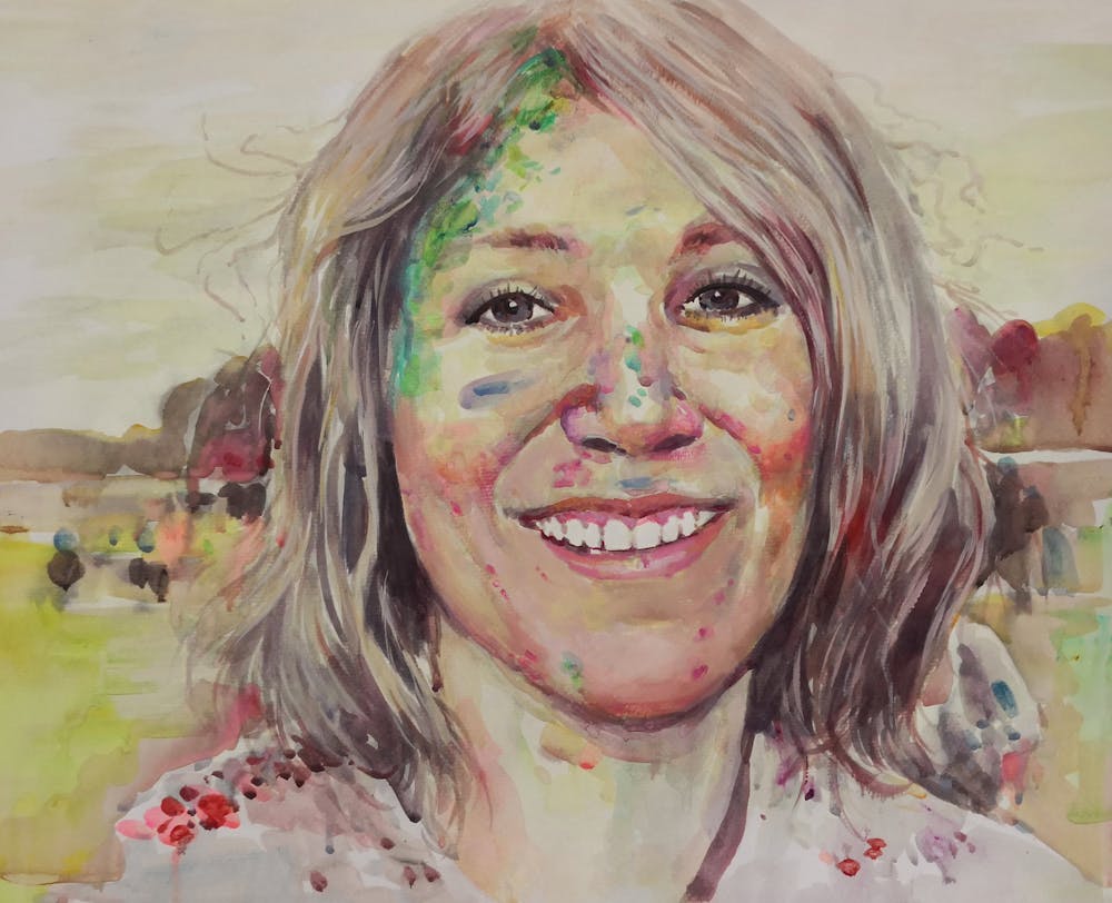 Artist-Rendered Painting