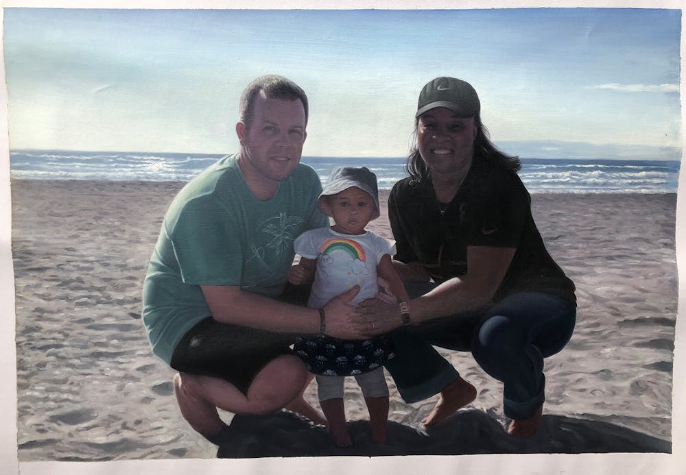 Artist-Rendered Painting