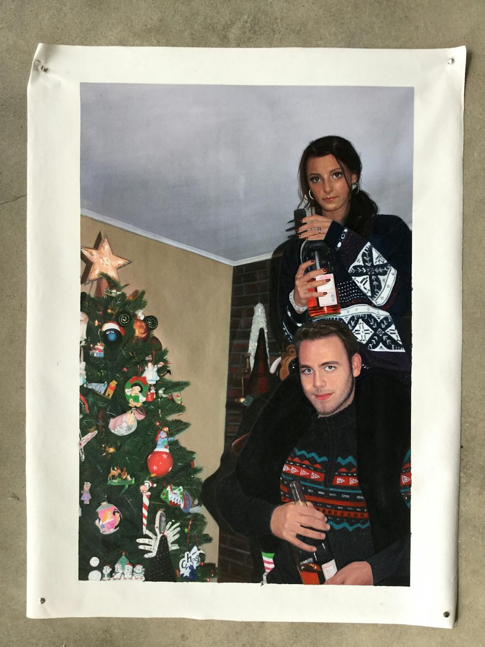 Artist-Rendered Painting