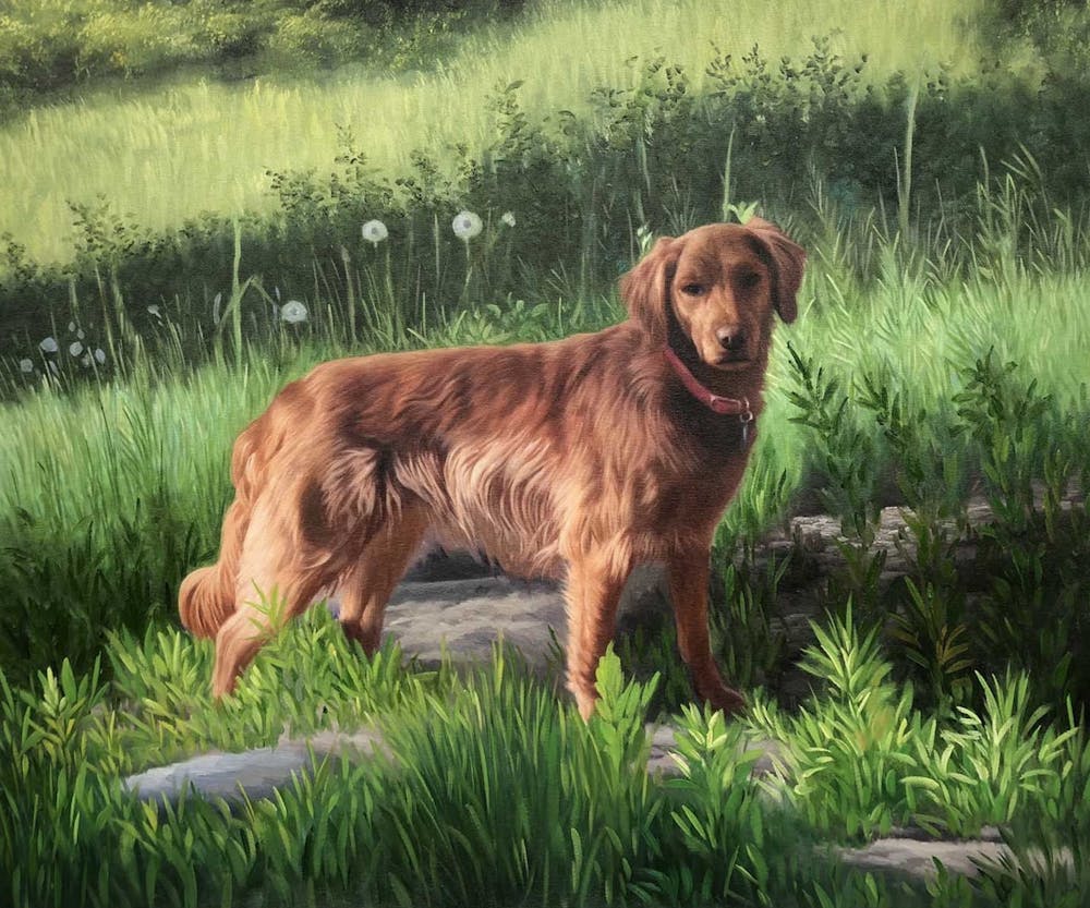 Artist-Rendered Painting