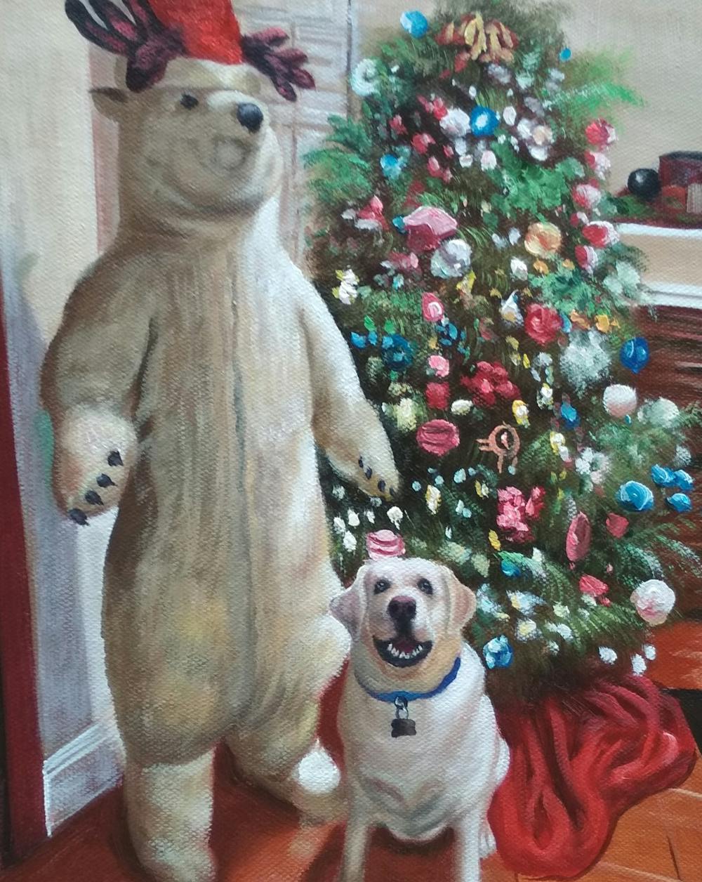 Artist-Rendered Painting