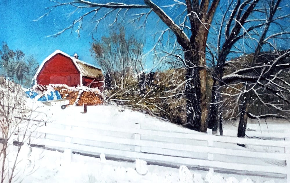 Artist-Rendered Painting