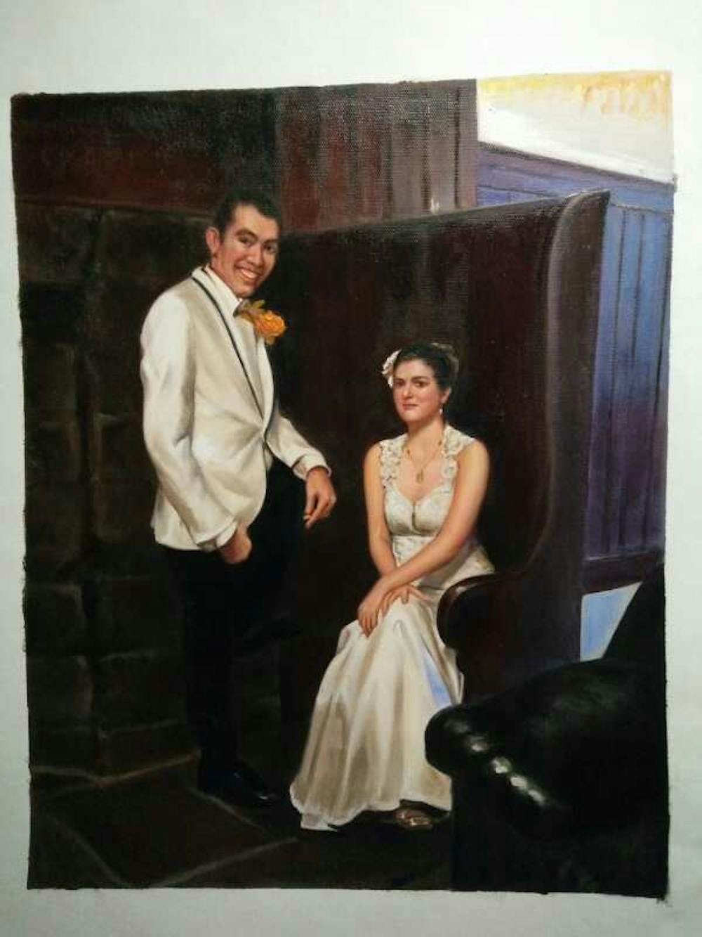 Artist-Rendered Painting