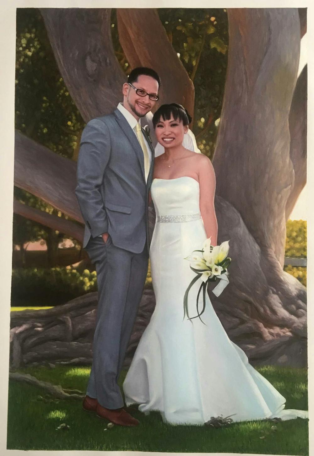 Artist-Rendered Painting