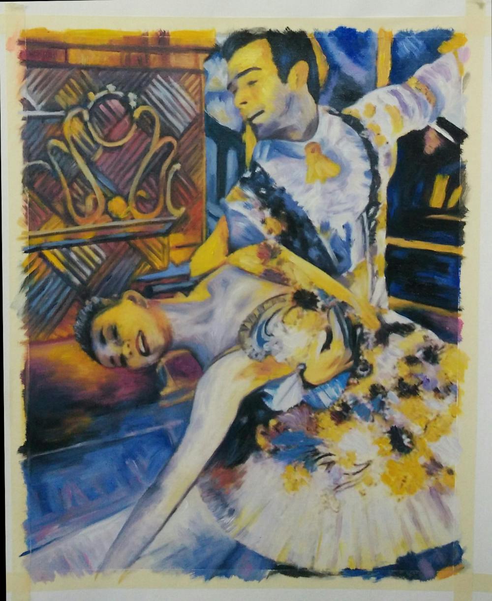 Artist-Rendered Painting