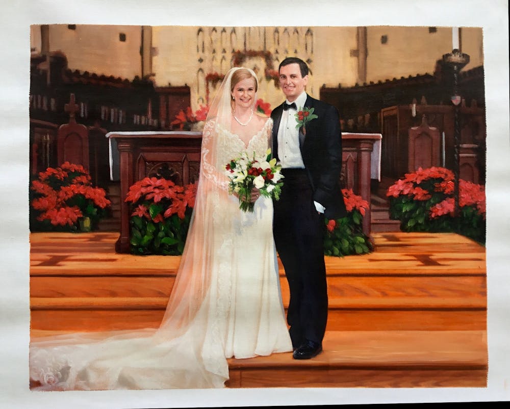 Artist-Rendered Painting